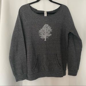 Off the shoulder boho sweater